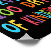 Poster L'Oeil De L'Enseignant A Survécu À 100 Jours D'Enf (Coin)