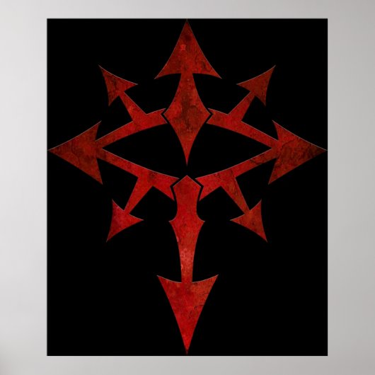 Poster L'oeil du chaos (Devant)