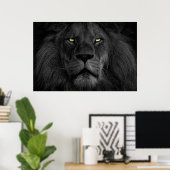 Poster L'oeil du lion (Bureau à domicile)