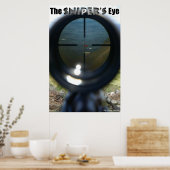 POSTER L'OEIL DU SNIPER (Cuisine)