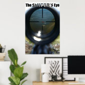 POSTER L'OEIL DU SNIPER (Bureau à domicile)