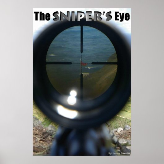 POSTER L'OEIL DU SNIPER (Devant)