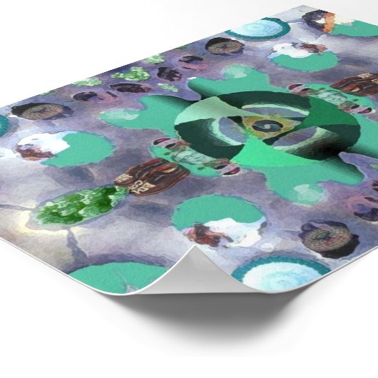 Poster L'oeil d'une mouche pendant les visions (Coin)