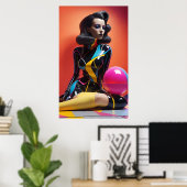 Poster L'œuf de Pâques magique (Bureau à domicile)