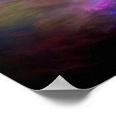 Poster L'oeuvre Cloud de SlipperyJoe abstraite surre vibr (Coin)