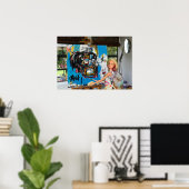 Poster L'œuvre commandée est presque prête (Bureau à domicile)