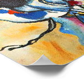 Poster L'œuvre d'art abstrait de Kandinsky, Composition V (Coin)