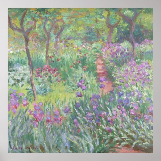 Poster l'œuvre d'art de Claude Monet (Devant)