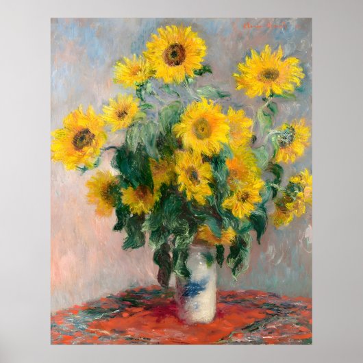 Poster l'œuvre d'art de Claude Monet (Devant)