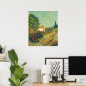 Poster l'œuvre d'art de Vincent Van Gogh (Bureau à domicile)