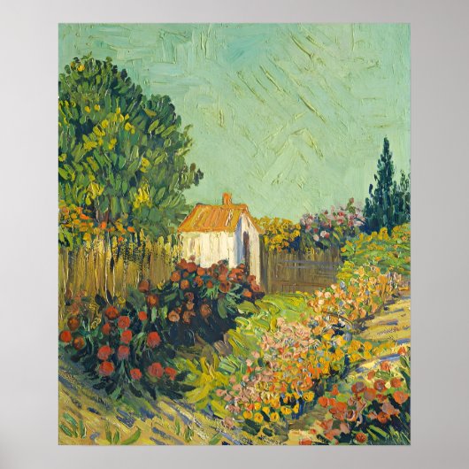 Poster l'œuvre d'art de Vincent Van Gogh (Devant)