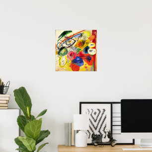 Poster l'œuvre d'art de Wassily Kandinsky, Traits noirs 1