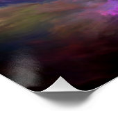 Poster l'œuvre d'art en nuage de SlipperyJoe abstraite vi (Coin)