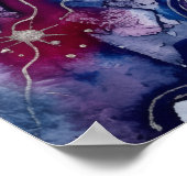 Poster L'oeuvre d'art murale Magenta Starseed Spirit Bloo (Coin)