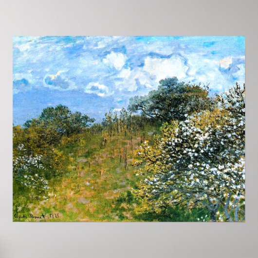 Poster L'œuvre de Claude Monet, Printemps, (Devant)