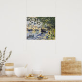 Poster L'œuvre de Monet, Seine à Rouen, (Cuisine)