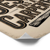 Poster L'Oeuvre du Christ, Jésus Était Un Charpentier (Coin)