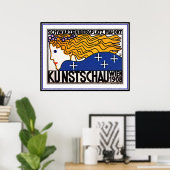Poster Loffler : Kunstschau Wien - sécession autrichienne (Bureau à domicile)