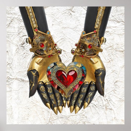 Poster L'offre - Coeur dans les mains (Devant)