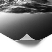 Poster Lofoten Mountain Photo noir et blanc (Coin)