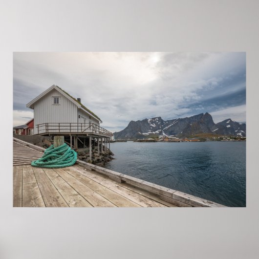 Poster Lofoten Norvège (Devant)