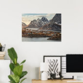 Poster Lofoten Norvège (Bureau à domicile)