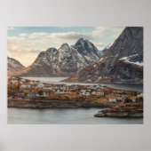 Poster Lofoten Norvège (Devant)