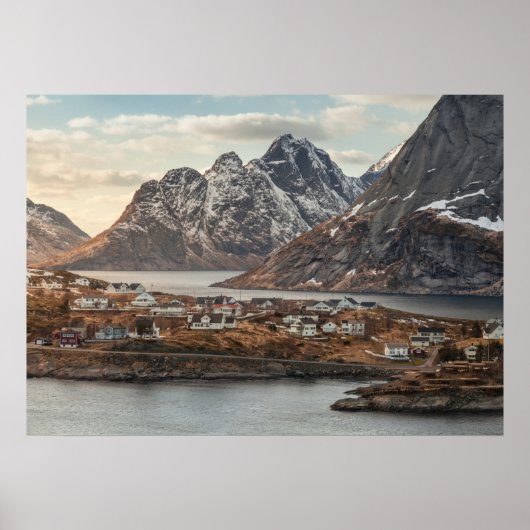 Poster Lofoten Norvège (Devant)
