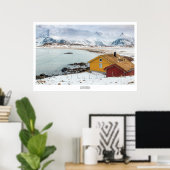 Poster Lofoten, Norvège (Bureau à domicile)
