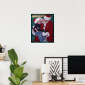 Poster logan et père Noël (Bureau à domicile)