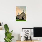 Poster Logan Utah, temple LDS (Bureau à domicile)