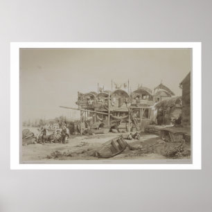 Poster Logement pour les pauvrex en le port intérieur du