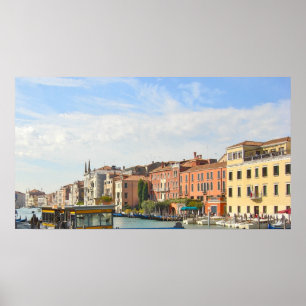 Poster Logements du Grand Canal, Venise, Italie - Photogr