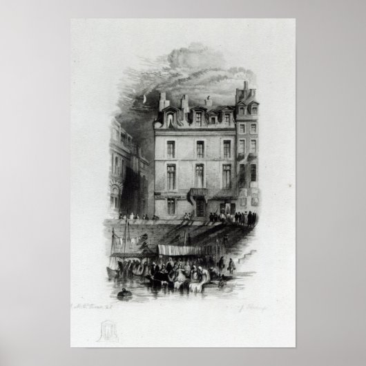 Poster Logements Napoléon sur le quai Conti, 1834-36 (Devant)