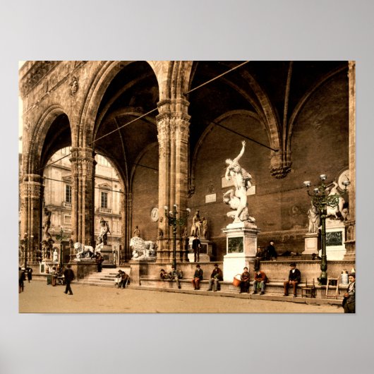Poster Loggia dei Lanzi Florence Tuscany Italy (Devant)