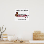 Poster Logo2, www.haskestrength.com, Train Like a Warrior (Cuisine)