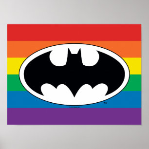 Poster Logo Arc-en-ciel Batman