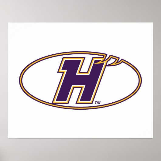 Poster Logo Athlétique des Hawks de Hunter College (Devant)