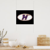 Poster Logo Athlétique des Hawks de Hunter College (Cuisine)