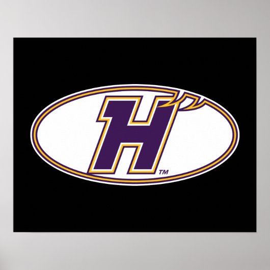 Poster Logo Athlétique des Hawks de Hunter College (Devant)