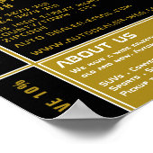 Poster Logo automobile, concessionnaire automobile public (Coin)