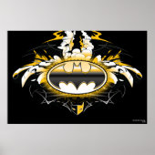 Poster Logo Batman avec voitures (Devant)