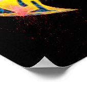 Poster Logo Batman Graffiti Neon 80's (Coin)