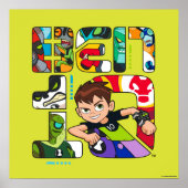 Poster Logo Ben 10 Alien (Devant)