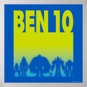 Poster Logo Ben 10 Alien Line (Devant)