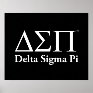 Poster Logo Classique Delta Sigma Pi