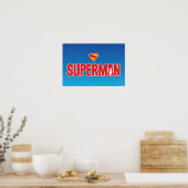Poster Logo classique Superman Bold (Cuisine)