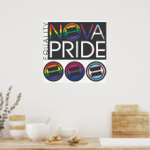 Poster Logo combiné NOVA Pride (Cuisine)