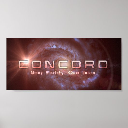 Poster Logo Concord (10x4.5) (Devant)