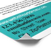 Poster Logo d'abeilles - Beeyard, Honey Farm Publicité (Coin)